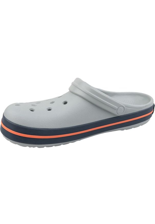 Klapki Crocs Crocband U 11016-01U szare. Kolor: szary. Materiał: materiał