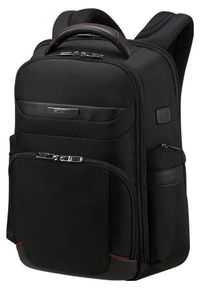 Samsonite 147137 1041 15.6'' PRO-DLX 6 EXP czarny. Kolor: czarny. Materiał: skóra, materiał. Wzór: kolorowy. Styl: elegancki, biznesowy