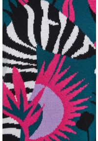 medicine - Medicine sweter damski kolor zielony lekki. Kolor: zielony. Materiał: dzianina. Długość rękawa: długi rękaw. Długość: długie #2