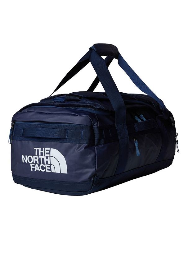 Torba The North Face Base Camp Voyager 42L 0A52RQ9261 - granatowa. Kolor: niebieski. Materiał: nylon. Wzór: paski