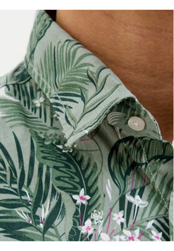 Jack & Jones Koszula Hawaii 12269137 Zielony Comfort Fit. Kolor: zielony. Materiał: bawełna