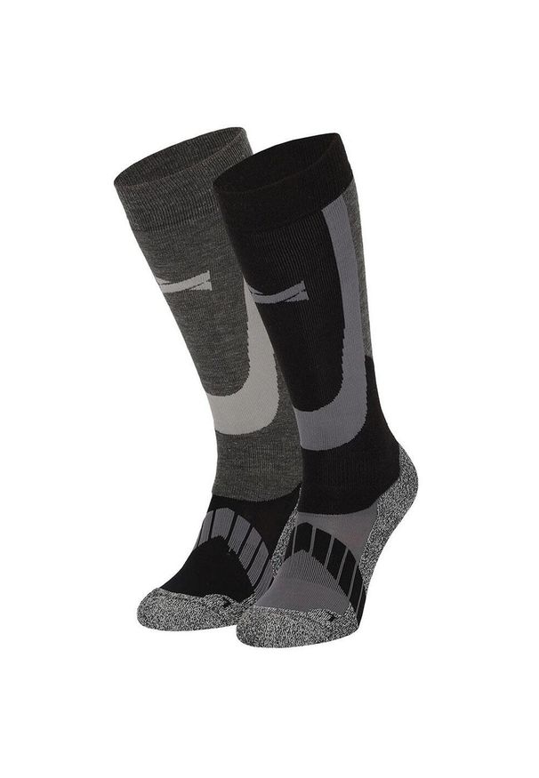 XTREME SOCKSWEAR - Skarpety narciarskie Xtreme, 6 par, Multi Czarny. Kolor: czarny. Sport: narciarstwo