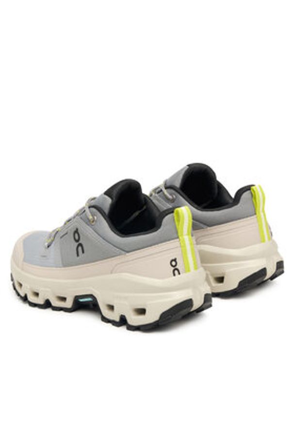 On Trekkingi Cloudrock Low Wp 3WF10143317 Szary. Kolor: szary. Materiał: materiał