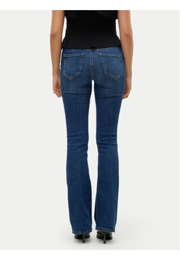 Vero Moda Jeansy Flash 10310511 Granatowy Flared Fit. Kolor: niebieski