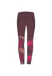 Damskie legginsy fitness Kilpi LIGANO-W. Kolor: czerwony. Sport: fitness