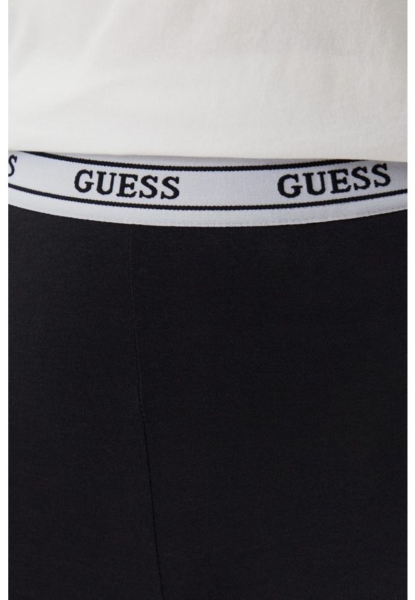 Guess - GUESS Czarne legginsy damskie Aline, Rozmiar S. Kolor: czarny
