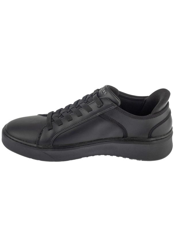 skechers - Buty sportowe Sneakersy męskie, Slip-Ins: Court Break - Suit Sneaker. Kolor: czarny. Sport: turystyka piesza