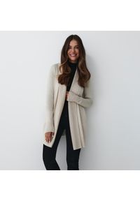 Mohito - Kremowy kardigan - Kremowy. Kolor: kremowy #1