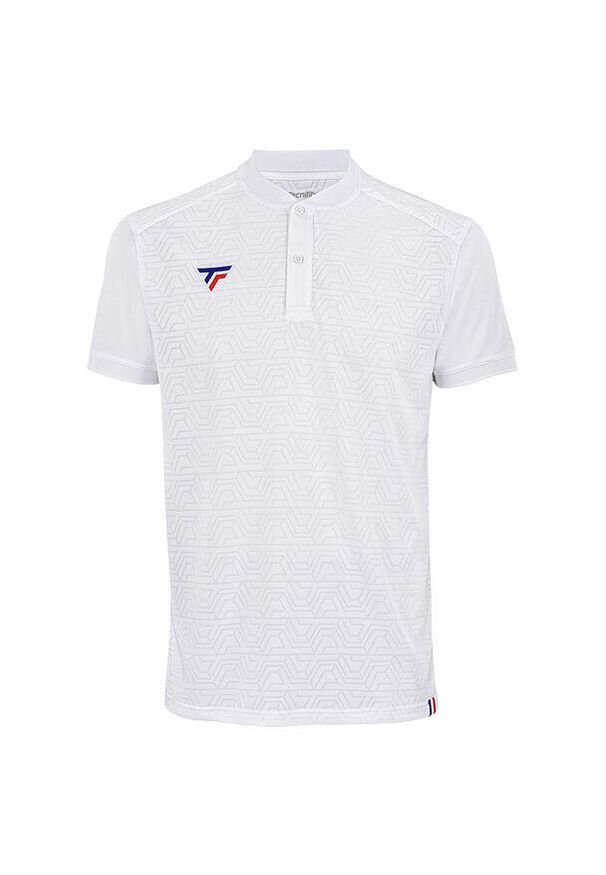 TECNIFIBRE - Koszulka polo dla dzieci Tecnifibre Team Mesh. Typ kołnierza: polo. Kolor: biały. Materiał: mesh. Sport: tenis