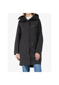 Płaszcz przeciwdeszczowy damski Didriksons Ilma Parka 8. Kolor: czarny. Sezon: zima