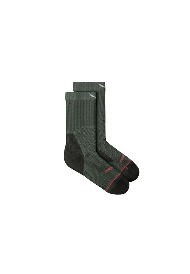 Salewa - Skarpety trekkingowe damskie Eagle Light Crew Women. Kolor: zielony