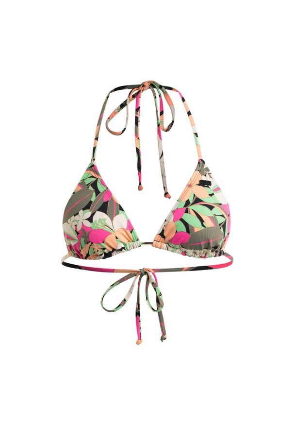 Roxy - Top bikini tiki tri PRINTED BEACH CLASSICS Czarny Kobiety. Kolor: czarny. Materiał: nylon, materiał, elastan
