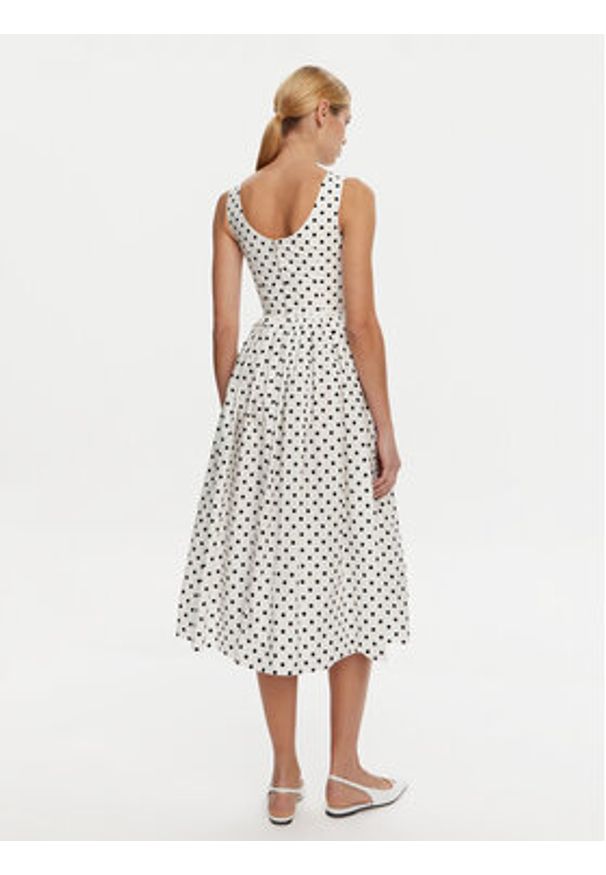 DOLCE & GABBANA - Dolce&Gabbana Sukienka codzienna F6JHVT HS5R7 Biały Regular Fit. Okazja: na co dzień. Kolor: biały. Materiał: bawełna. Typ sukienki: proste. Styl: casual