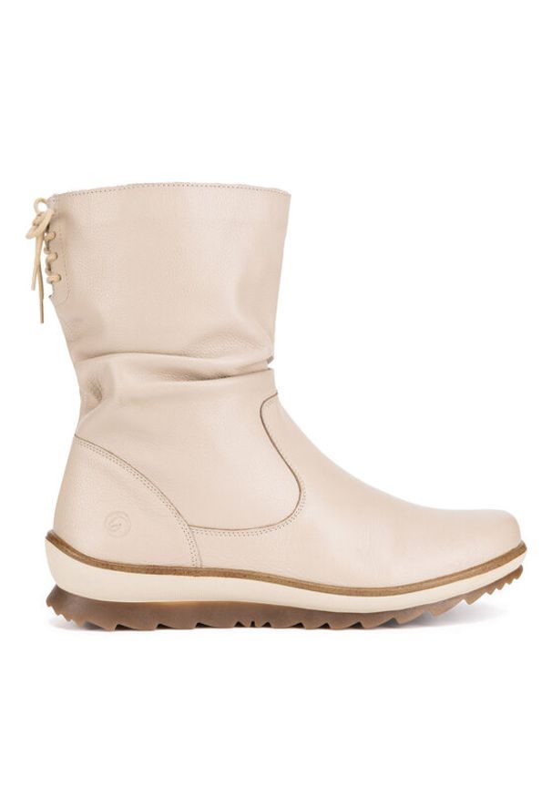 Remonte Botki R8471-80 Biały. Kolor: biały. Materiał: skóra