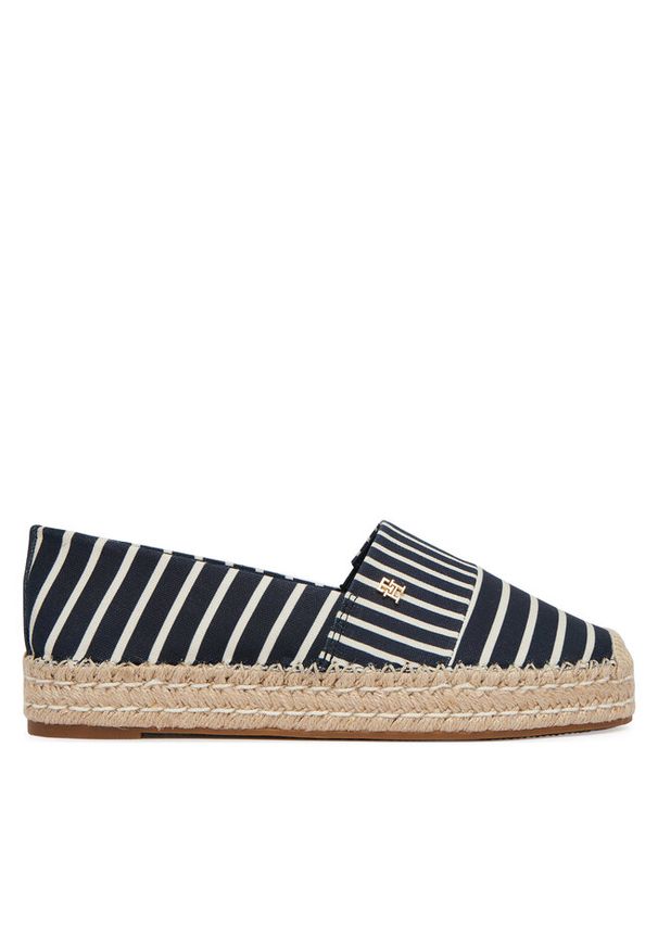 TOMMY HILFIGER - Espadryle Tommy Hilfiger. Kolor: niebieski. Obcas: na platformie