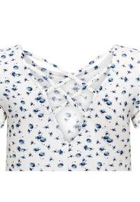 only - ONLY Bluzka Bera 15368588 Biały Regular Fit. Kolor: biały. Materiał: wiskoza #3