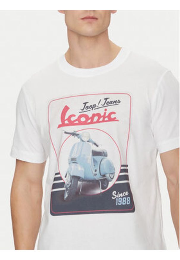 JOOP! Jeans T-Shirt 30045503 Biały Modern Fit. Kolor: biały. Materiał: bawełna