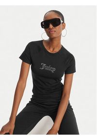 Juicy Couture T-Shirt Baby JCWCT126317 Czarny Slim Fit. Kolor: czarny #3