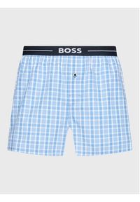 BOSS - Boss Komplet 2 par bokserek Nos 50480056 Niebieski. Kolor: niebieski. Materiał: bawełna #6
