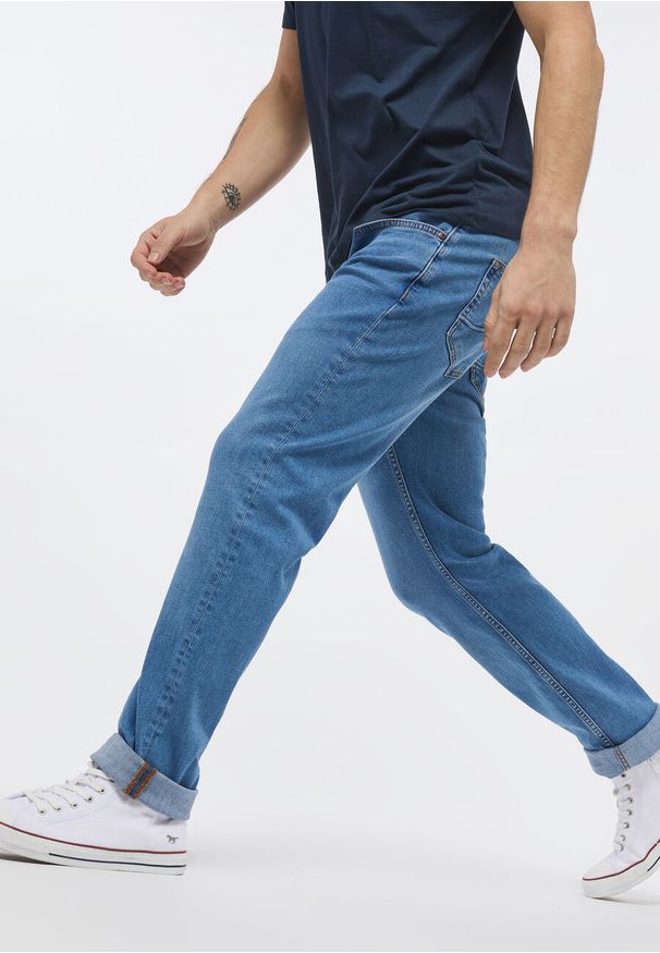 Mustang - MUSTANG Style Oregon Tapered MĘSKIE SPODNIE JEANSOWE DENIM BLUE 1013658 5000 583