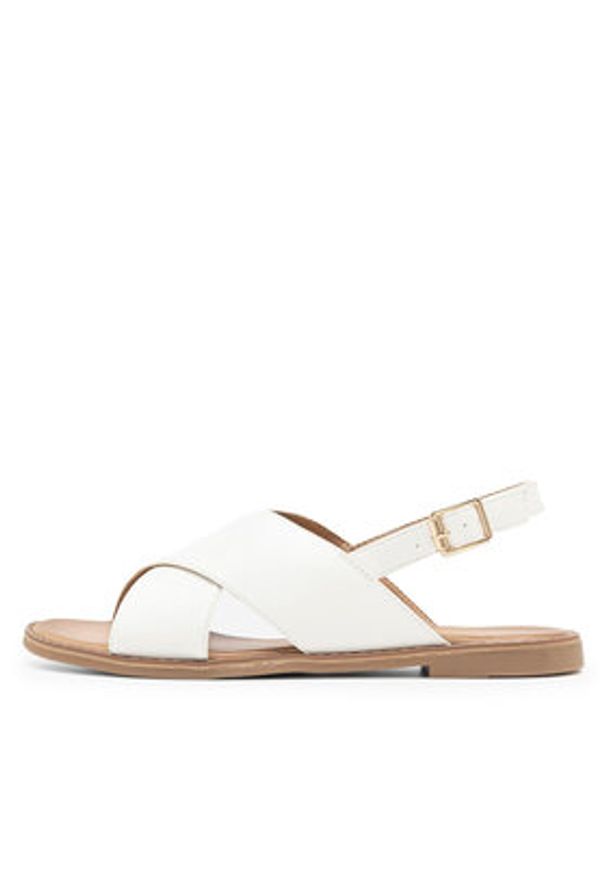 Jenny Fairy Sandały WS5551-10 Biały. Kolor: biały. Materiał: syntetyk, skóra