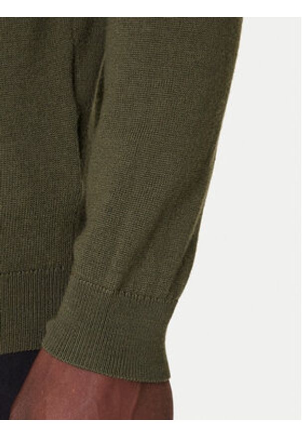 Karl Lagerfeld - KARL LAGERFELD Golf 655058 554399 Zielony Regular Fit. Typ kołnierza: golf. Kolor: zielony. Materiał: wełna