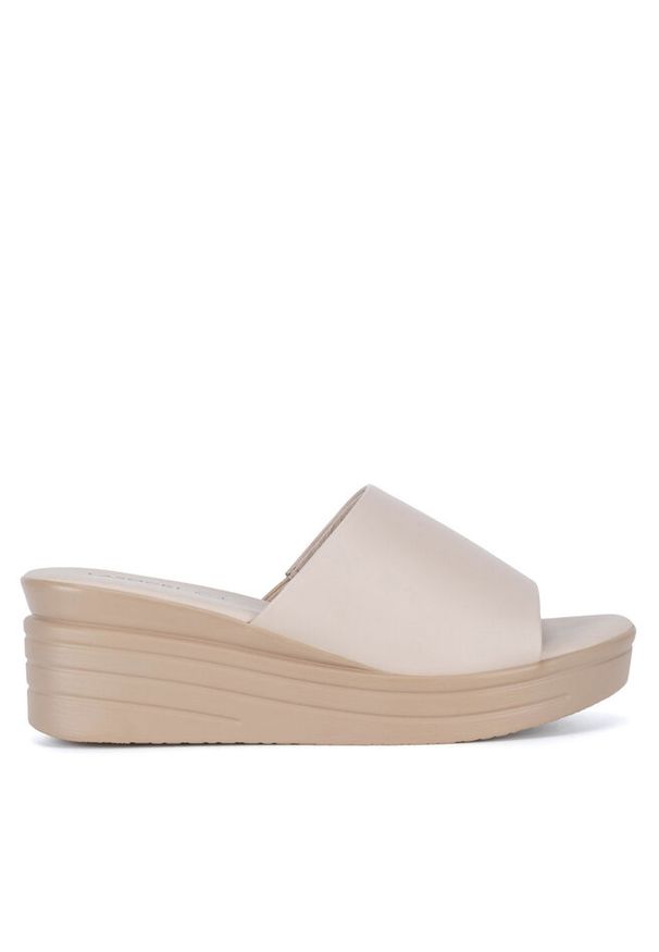 Klapki Lasocki. Kolor: beżowy