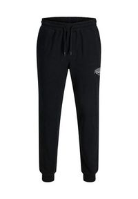 Jack & Jones Komplet t-shirt, bluza i spodnie Makoto 12287681 Czarny Regular Fit. Kolor: czarny. Materiał: bawełna #9