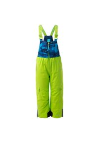 BEJO - Spodnie Narciarskie Halvar Dla Dzieci. Kolor: zielony, wielokolorowy, niebieski. Sport: narciarstwo #1