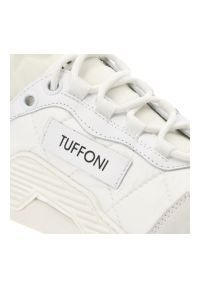 Białe Sneakersy Tuffoni Modne Obuwie Damskie. Okazja: na co dzień. Kolor: biały. Materiał: materiał. Styl: casual #3