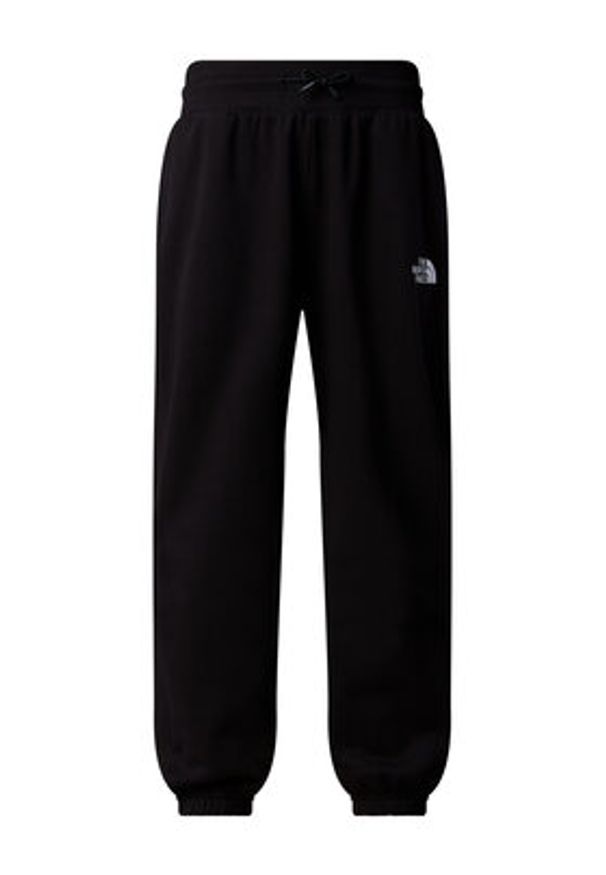 The North Face Spodnie dresowe Essential NF0A8BHS Czarny Regular Fit. Kolor: czarny. Materiał: bawełna