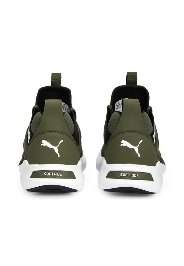 Puma - Buty do biegania męskie PUMA Softride Enzo NXT. Kolor: czarny, zielony, biały, wielokolorowy. Materiał: guma, syntetyk, tkanina, materiał. Sport: turystyka piesza