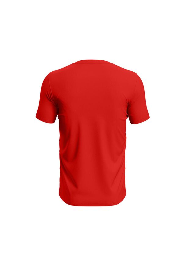 Stedman - Męska Koszulka Z Dekoltem W Szpic. Kolor: czerwony. Sport: turystyka piesza