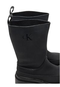 Calvin Klein Jeans Kalosze YW0YW01559 Czarny. Kolor: czarny. Materiał: skóra #5