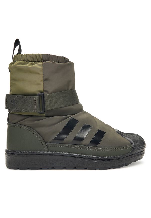 Adidas - Śniegowce adidas. Kolor: brązowy