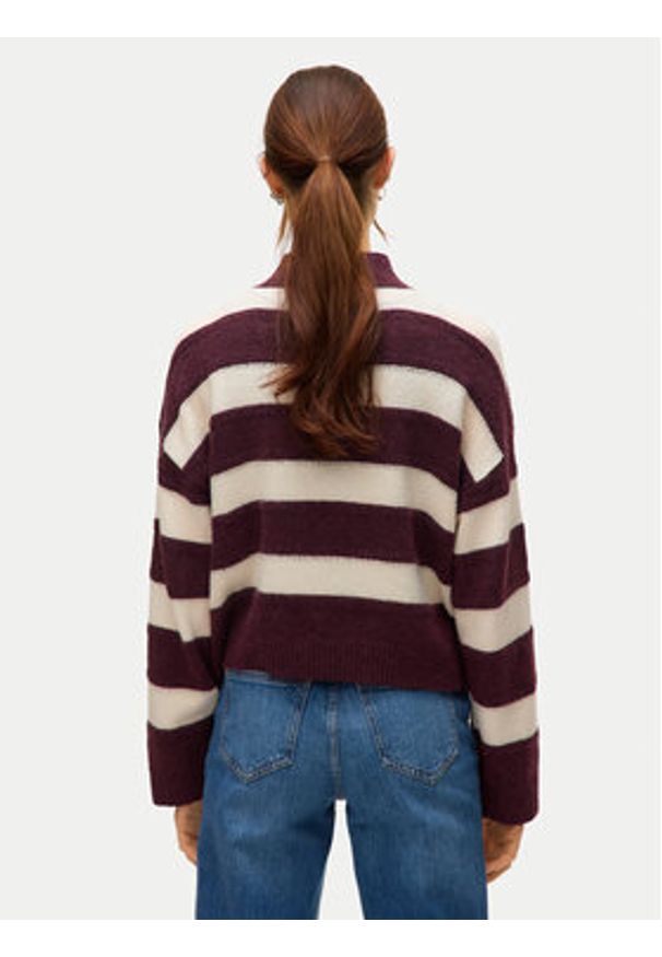 Vero Moda Sweter Inez 10331538 Fioletowy Regular Fit. Kolor: fioletowy. Materiał: syntetyk