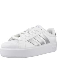 Adidas - Buty ADIDAS STREETTALK BOLD Biały. Kolor: biały. Materiał: tkanina, syntetyk. Styl: sportowy #1