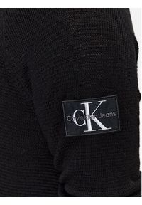 Calvin Klein Jeans Sweter J30J325092 Czarny Regular Fit. Kolor: czarny. Materiał: wełna