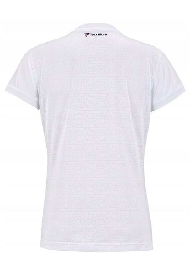 TECNIFIBRE - Koszulka polo tenisowa dziecięca Tecnifibre Team Mesh Polo. Typ kołnierza: polo. Kolor: biały. Materiał: mesh. Sport: tenis