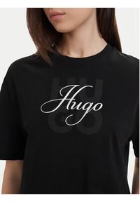 Hugo - HUGO T-Shirt Dashire_5 50566678 Czarny Relaxed Fit. Kolor: czarny. Materiał: bawełna #4