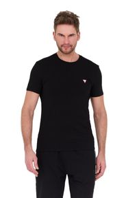 Guess - GUESS Czarny męski t-shirt Core Tee Str, Rozmiar S. Kolor: czarny #3