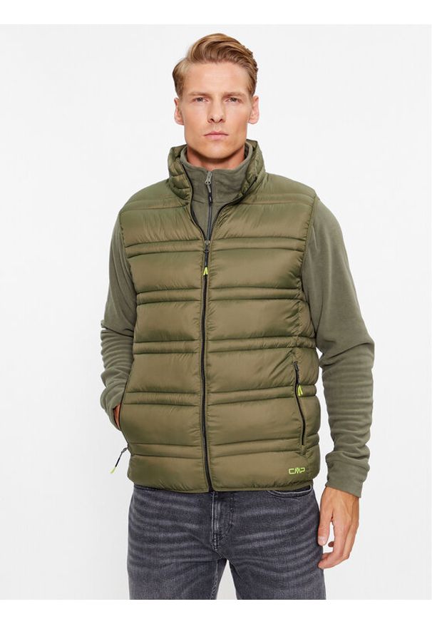 CMP Bezrękawnik 33K2007 Zielony Regular Fit. Kolor: zielony. Materiał: syntetyk. Długość rękawa: bez rękawów