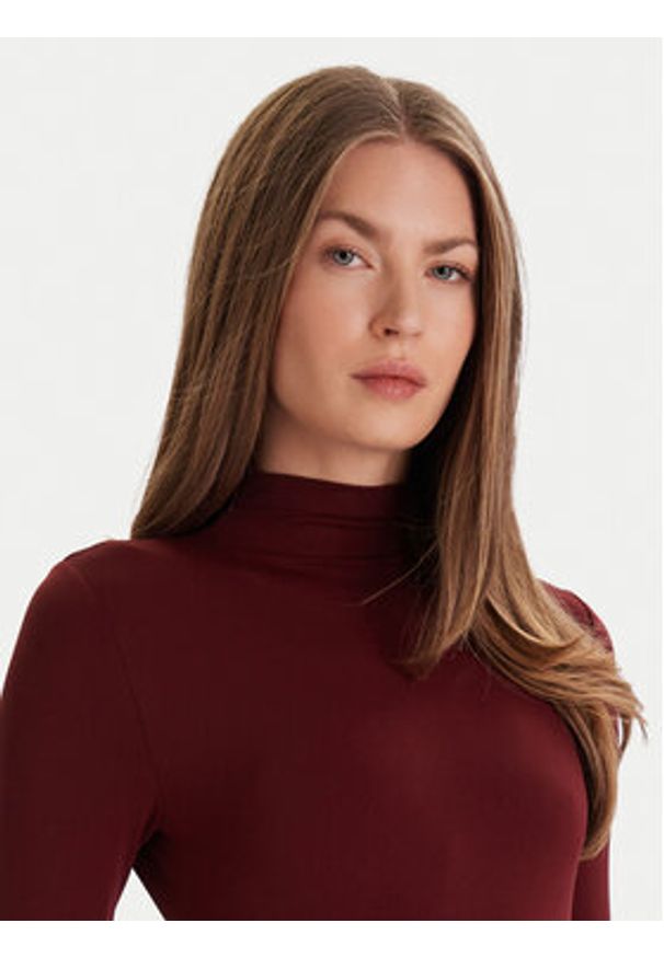 Wolford Body Shaping 77122 Bordowy Slim Fit. Kolor: czerwony. Materiał: syntetyk