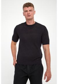 Emporio Armani - T-shirt męski z wełną EMPORIO ARMANI. Materiał: wełna #1