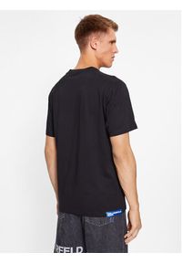 Karl Lagerfeld Jeans T-Shirt 235D1707 Czarny Regular Fit. Kolor: czarny. Materiał: bawełna #5