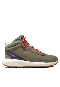 columbia - Columbia Trekkingi Trailstorm Peak Mid BL5578 Zielony. Kolor: zielony. Materiał: skóra