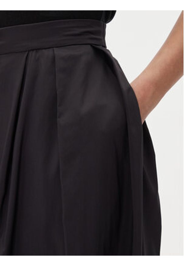 DKNY Spódnica trapezowa P5AN7A13 Czarny Loose Fit. Kolor: czarny. Materiał: syntetyk
