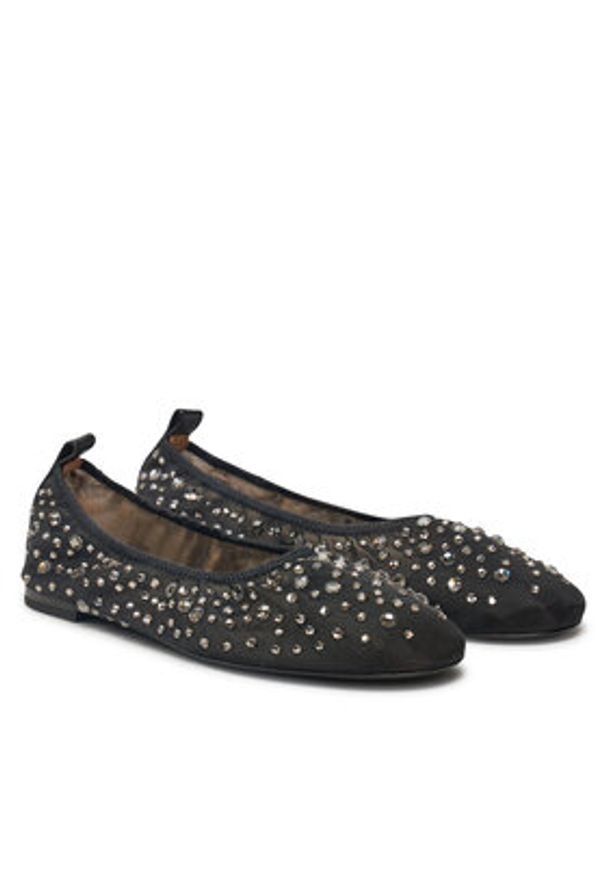 Tory Burch Baleriny 162066 Czarny. Kolor: czarny. Materiał: materiał