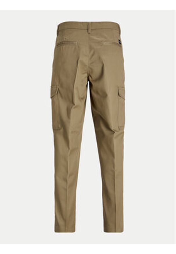 Jack & Jones - Jack&Jones Spodnie materiałowe Bill 12247358 Brązowy Tapered Fit. Kolor: brązowy. Materiał: syntetyk