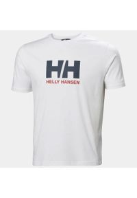 Koszulka z nadrukiem męska Helly Hansen HH Logo T-Shirt 2.0. Kolor: biały. Wzór: nadruk